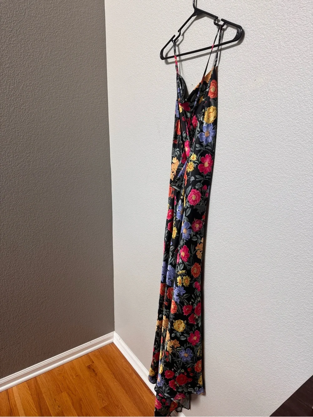 Show Me Your MuMu Hailey Slip Dress Women’s XS Floral Maxi Open Back - Picture 5 of 8